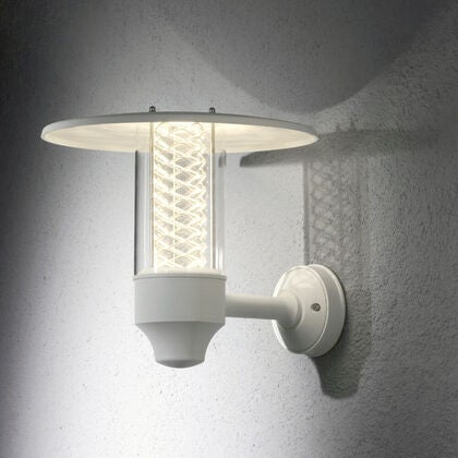 Nova Matt White Wall Light