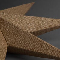 Pappersstjärna natur 78cm