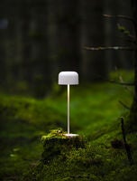 Lille bordslampa USB Svart