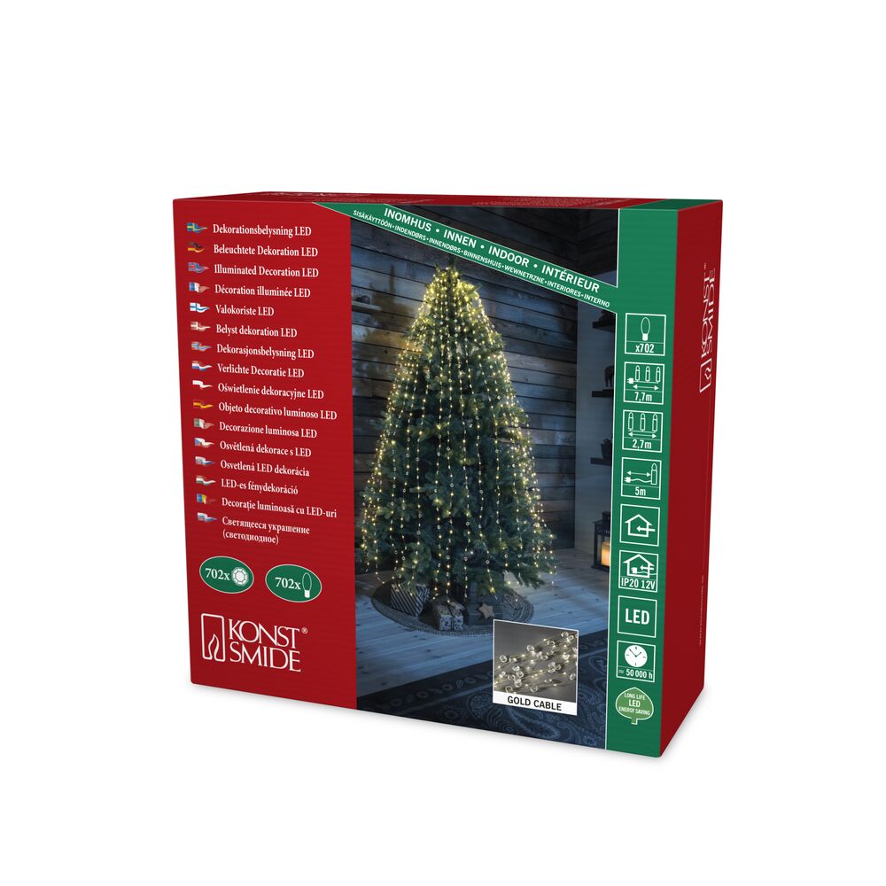 LED Diamantenlametta 26 Straen