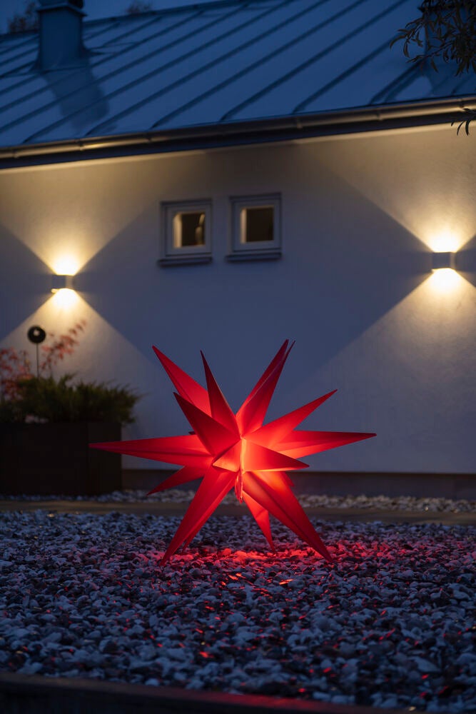 3D Star 100cm red