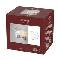 Modena Up Light Galv. Steel