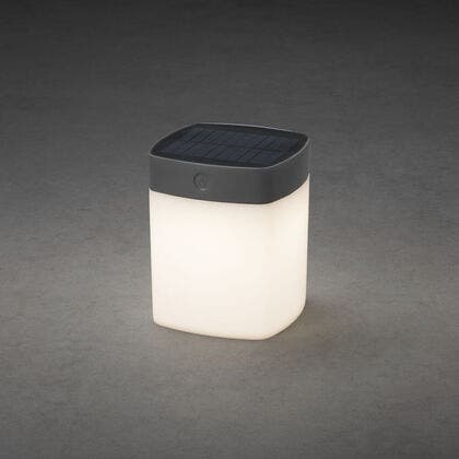 Assisi cylinder solcell grå