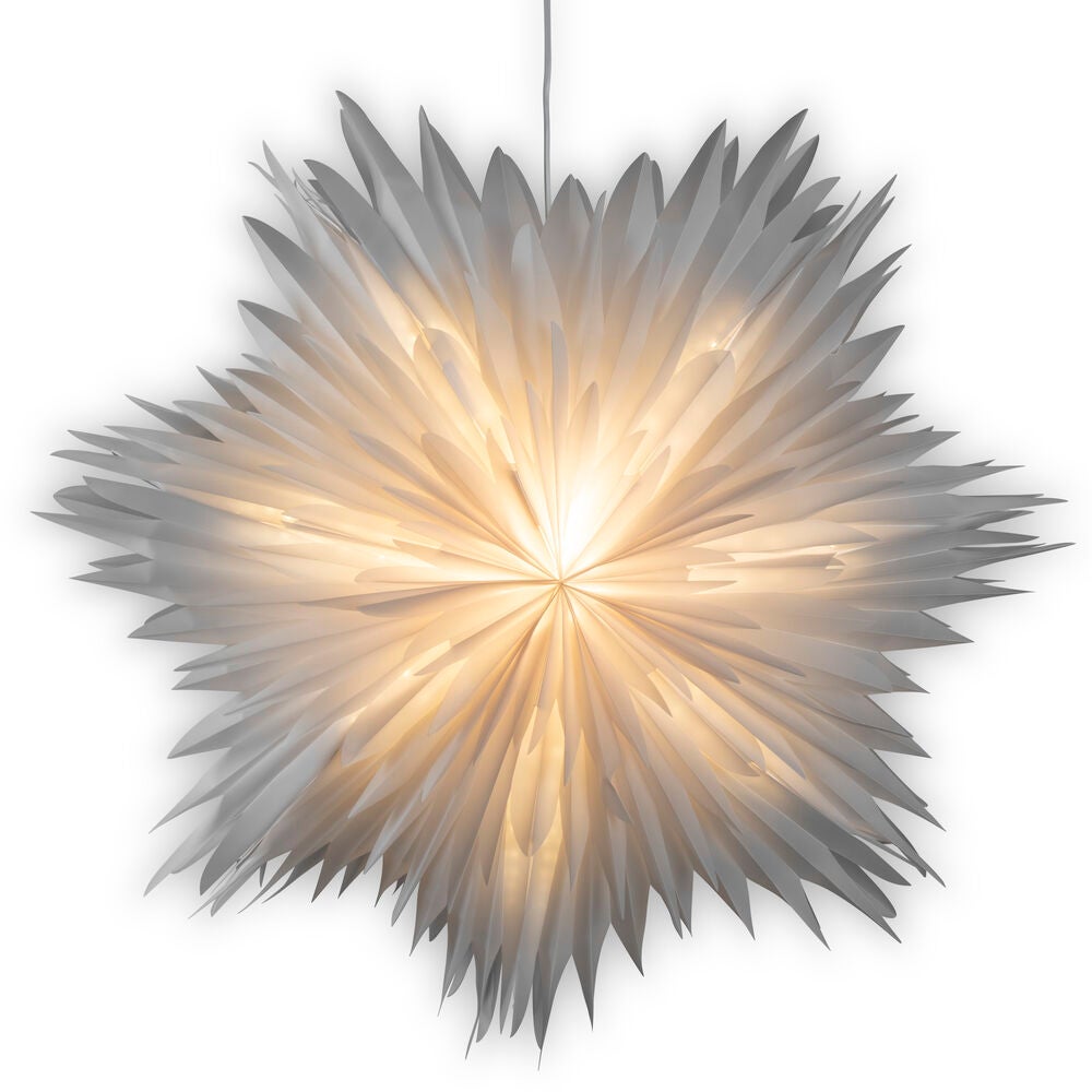 Pappersstjärna vit 60cm