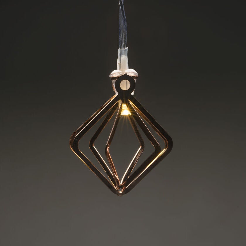 LED Dekolichterkette, kupferfa