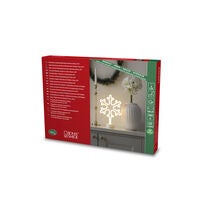 Snöflinga med ljusslang LED