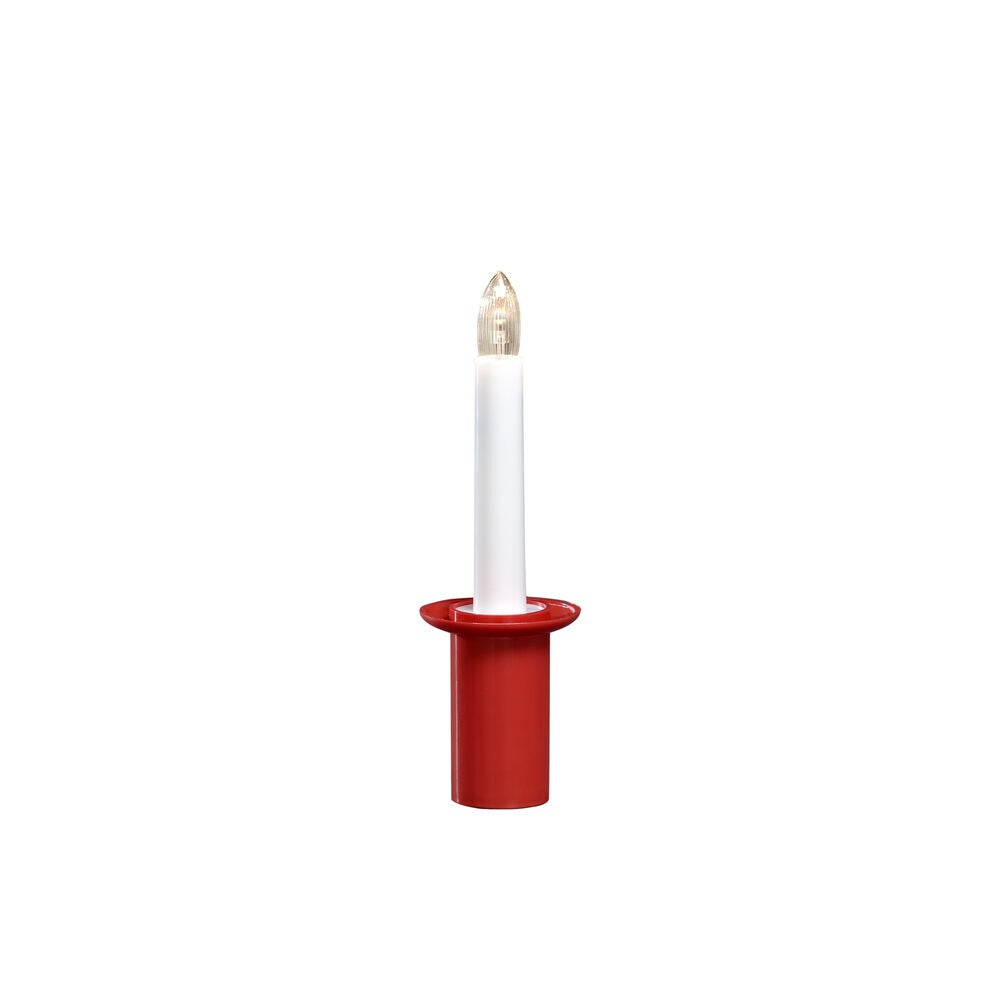 B/O Red Lucia Maid Candle LED