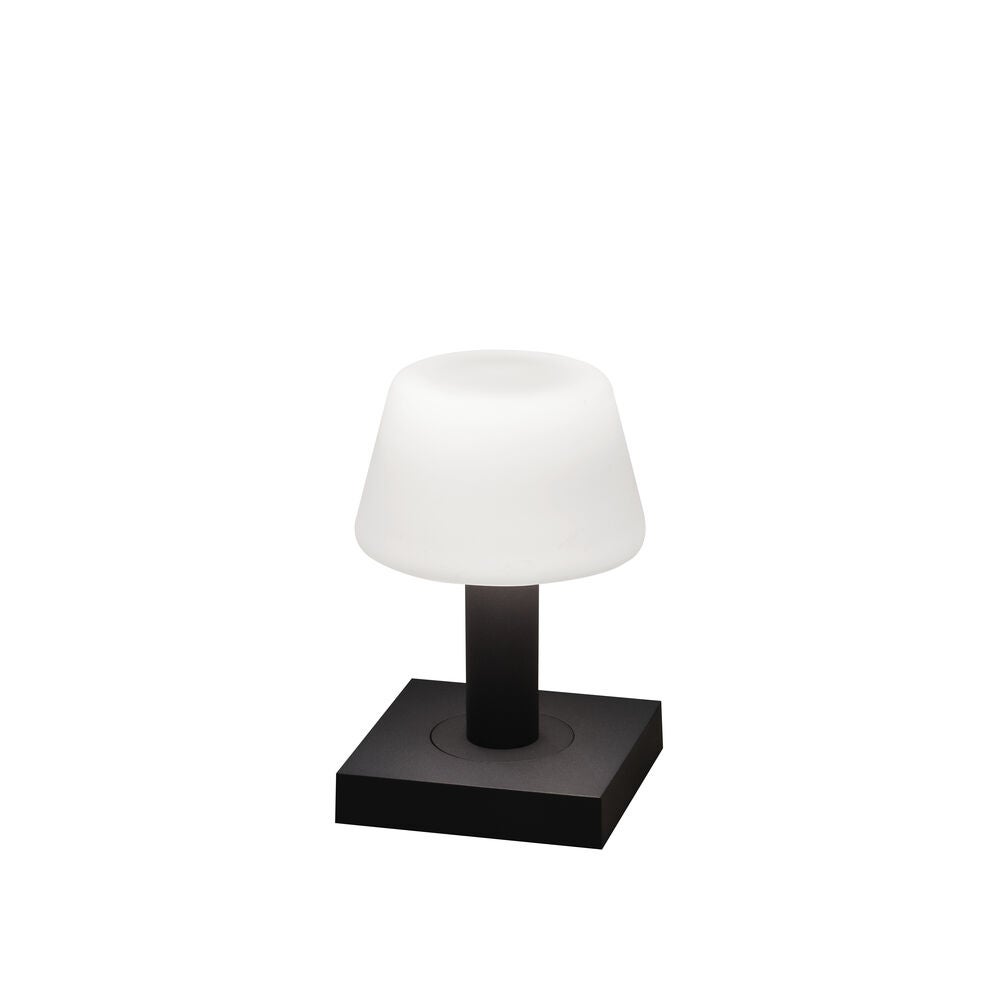 Monaco table lamp dak grey USB
