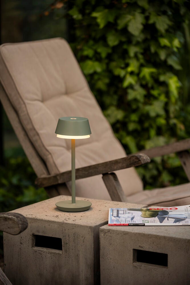 Lyon bordslampa usb Grön/grå