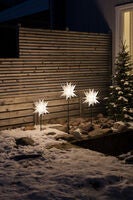 3D Star White 3 pieces LED