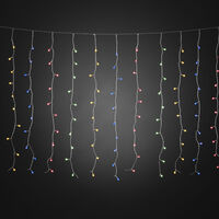 LED Lichtervorhang, mit bunten