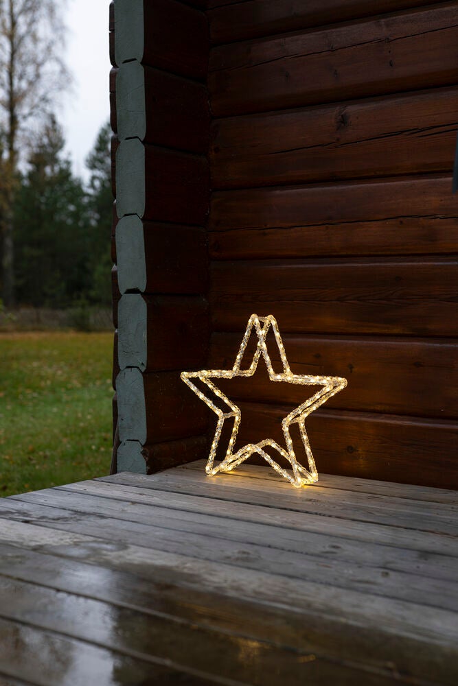 Acrylic Double- X-mas Stars