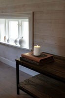 Battery LED candle white 10 cm