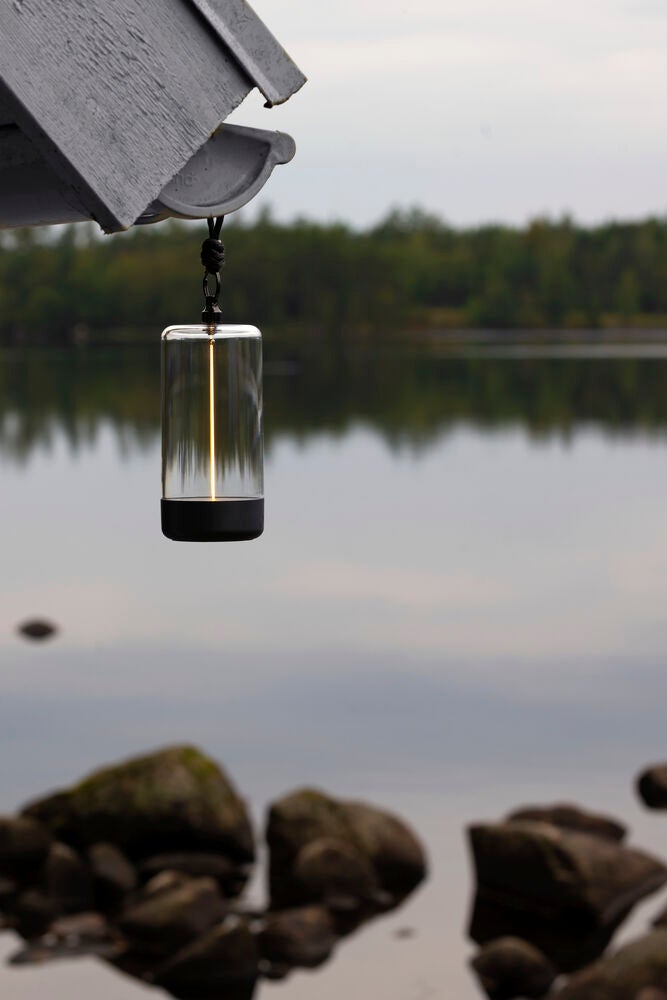 Edison XS bordslampa M.Grå USB
