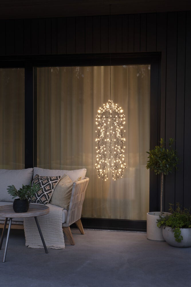 Ljusdekor 30 cm 400 v.vita LED