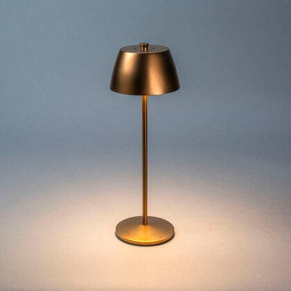 Èze bordslampa Matt Koppar USB