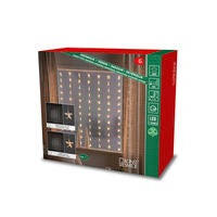 LED Lichtervorh.  Sterne, 140x