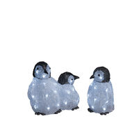 Acrylic Penguin Family 48 LED