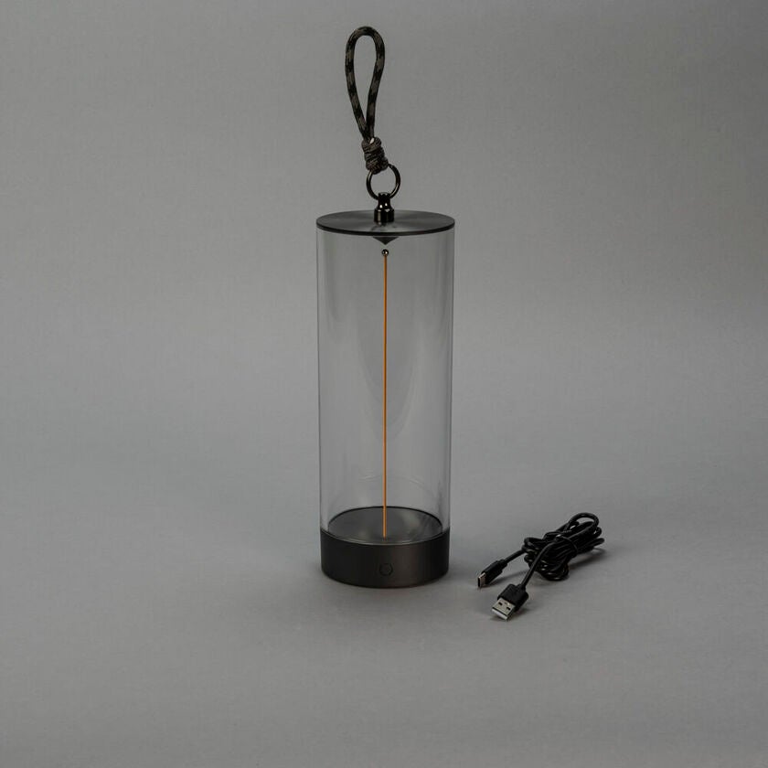 Edison S bordslam. M.Grå USB