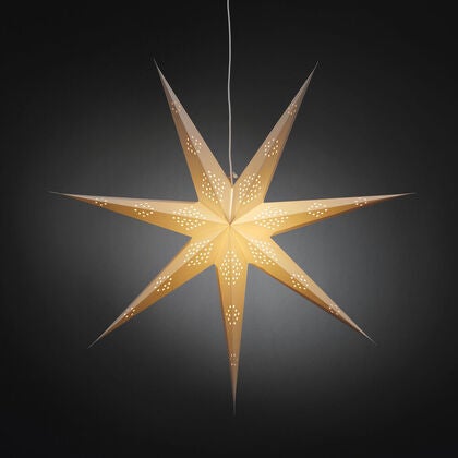 Paper star 7 points 90cm