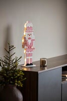 Nötknäppare rosa LED batteri