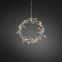 Krans 32 varmvita LED