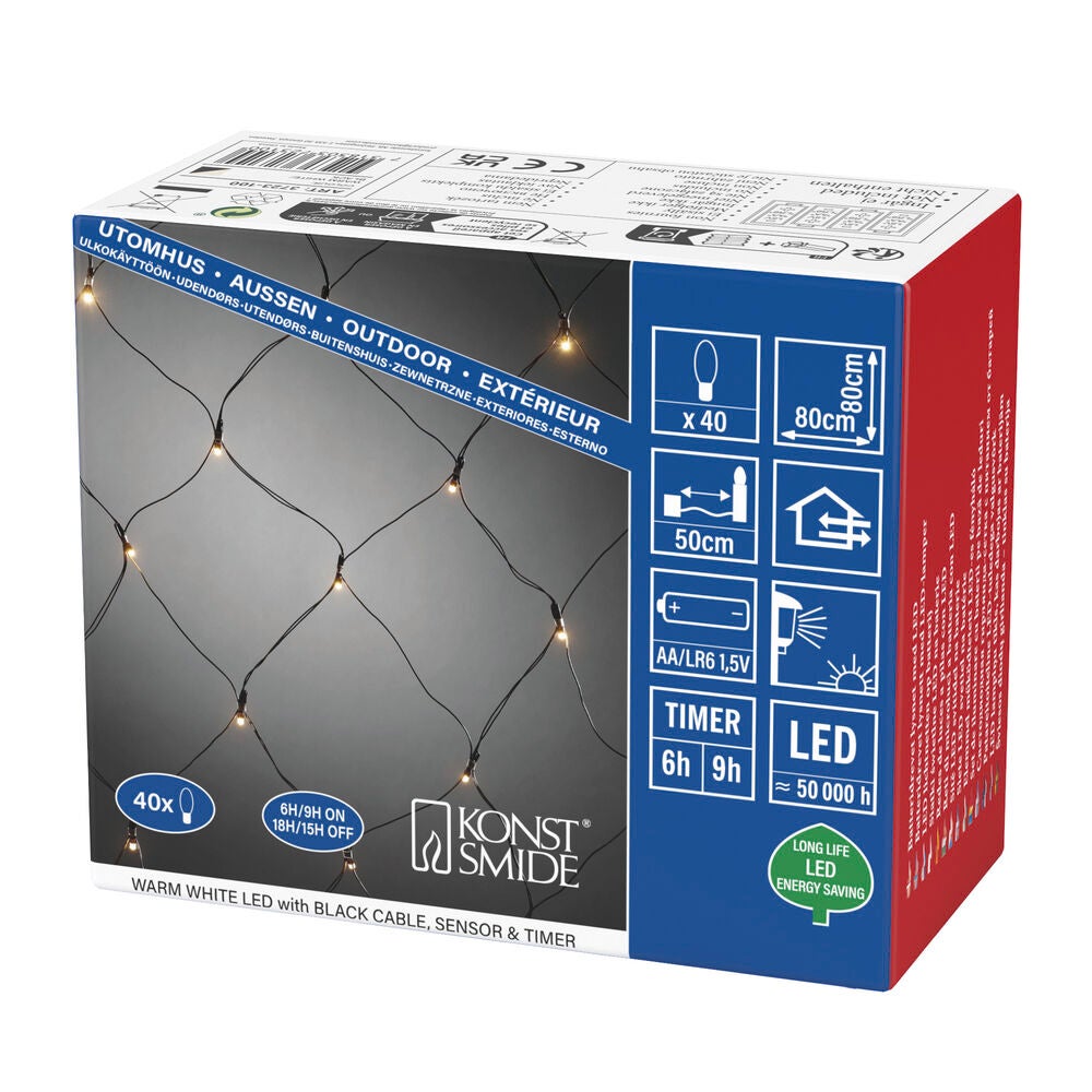 LED Lichternetz, mit Lichtse