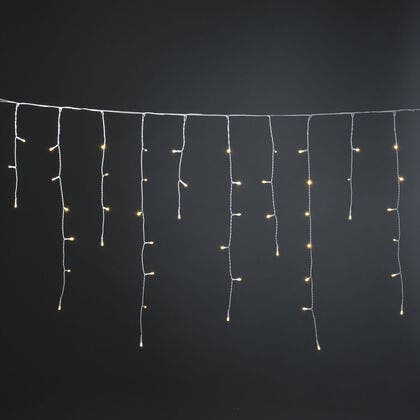Icicle light set frosted LED