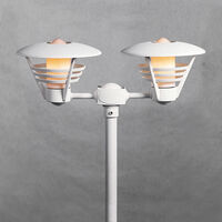 Gemini Twin Post Light M.White