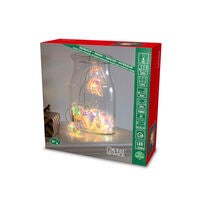 10 LED glober Batteri/timer