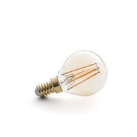 Glödlampa LED E14 45mm amber