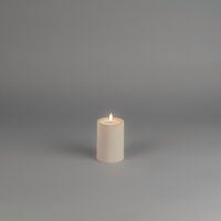 LED candle Beige 10cm 2xAA