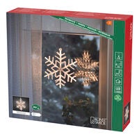 Snöflinga 30cm vvita LED