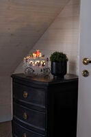 Santa-Kutsche LED, B/O & Usb