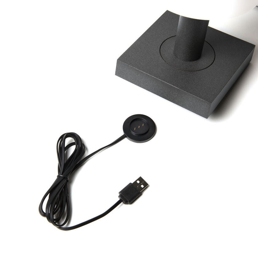 Monaco table lamp dak grey USB