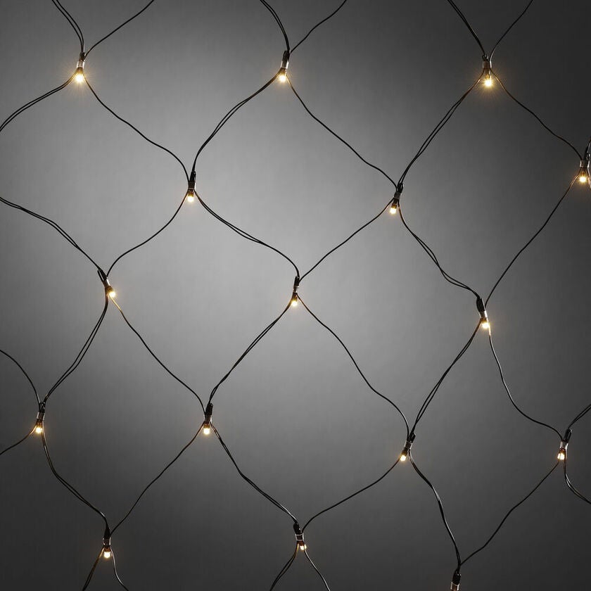 Nät 40 varmvita LED 80x80 cm