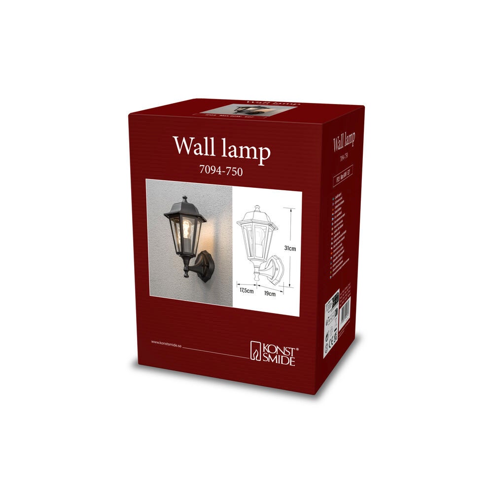 Budget Up Light Matt Black