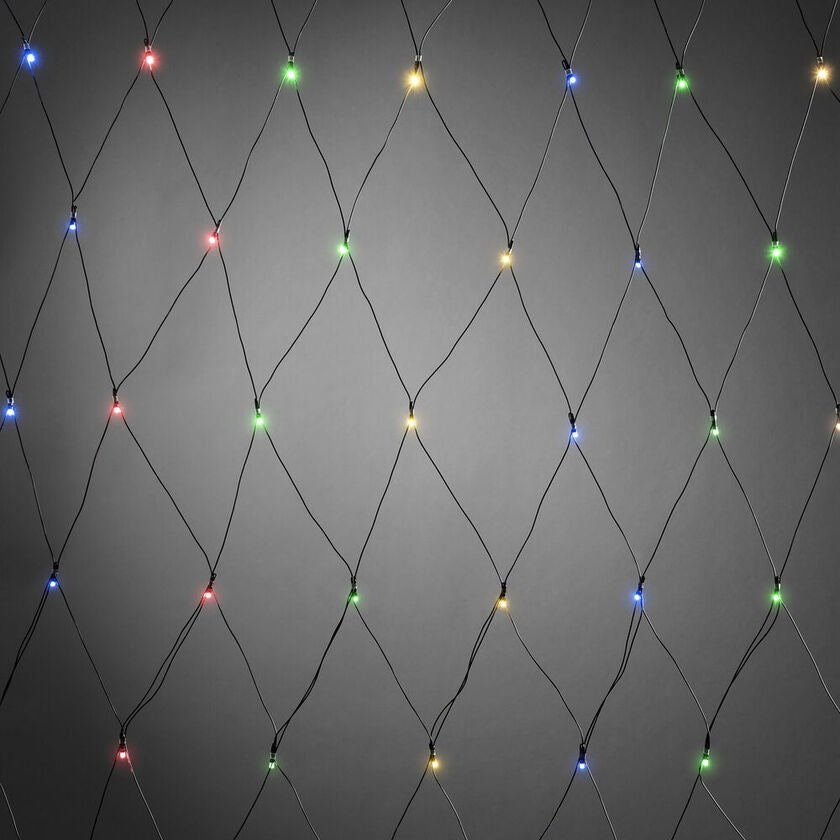 Nät 80 färgade LED 160x80 cm