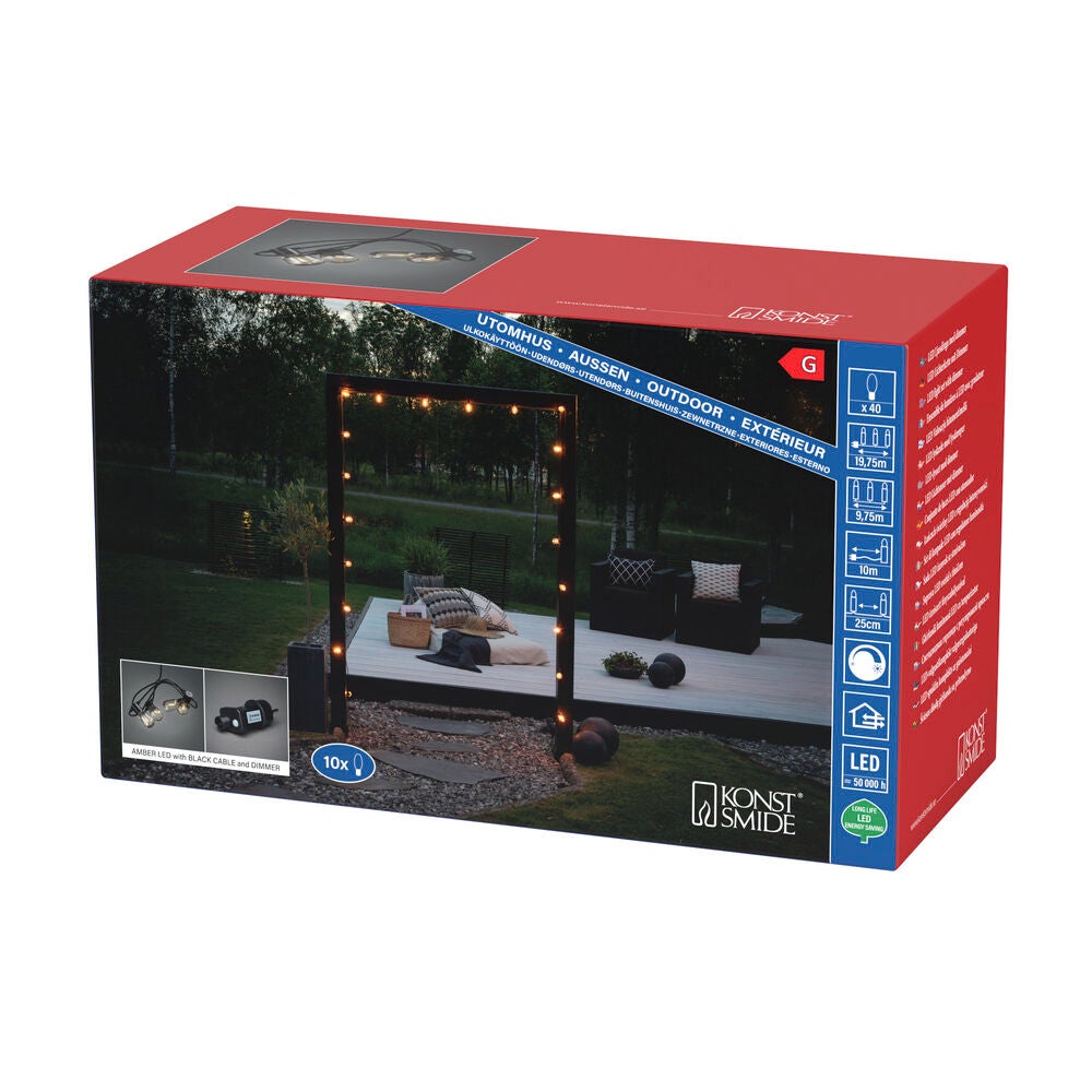Slinga E14 40 amber LED