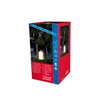 White wax candle, LED