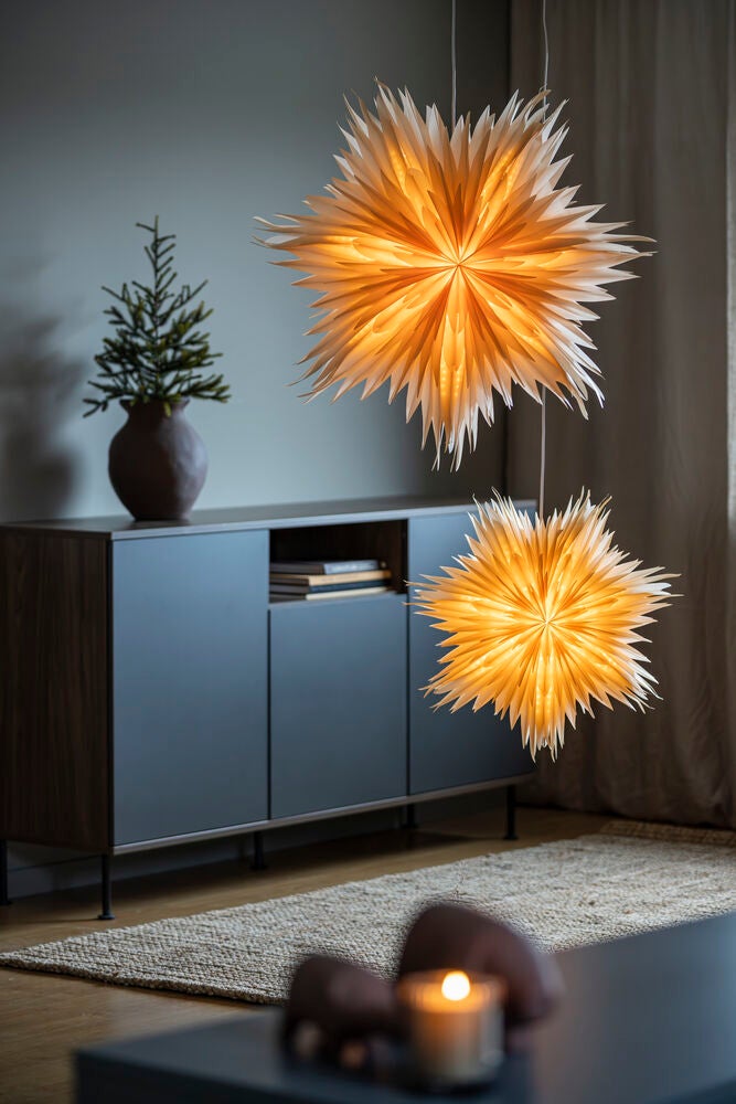 Pappersstjärna pärlemo 60cm