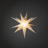 3-D Plastic Star 60cm White