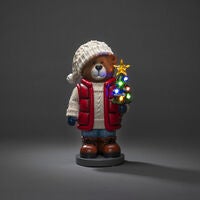 LED Teddybaer, klein, B/O