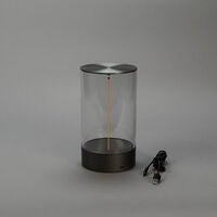 Edison M bordslampa M.Grå USB