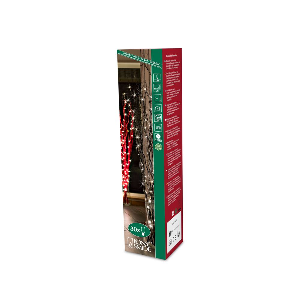 Wooden twigs Green 100cm