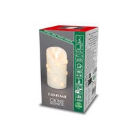 B/O Wax Candle, with Stars LED