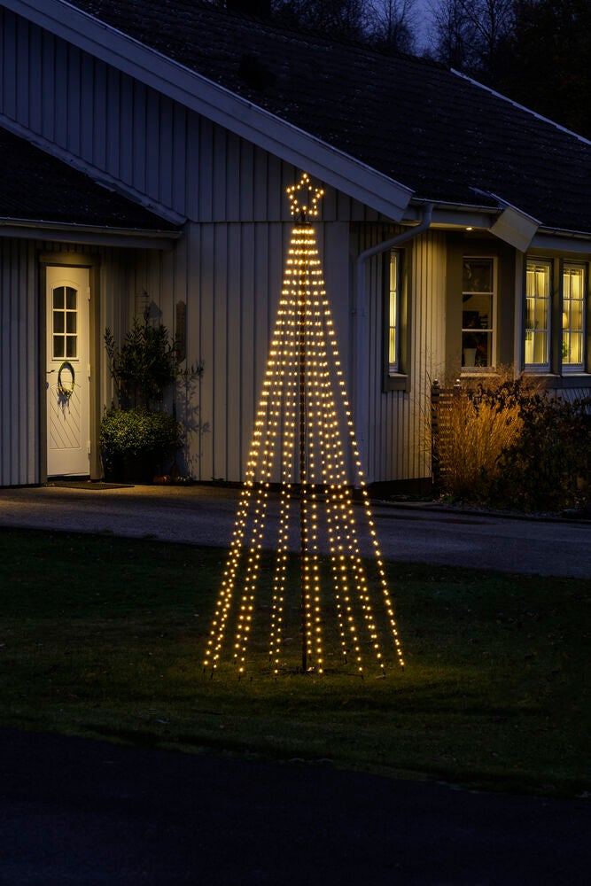LED Tannenbaum mit Stern, kege
