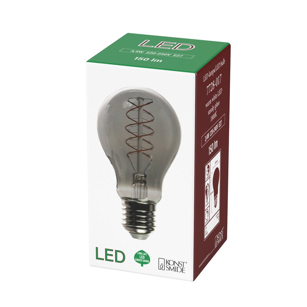 Glödlampa E27 s-LED A60 "grå"