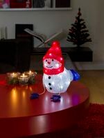 Acrylic lying snowman, LED