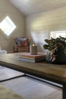 B/O cement candle light LED